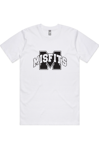 Adults Tee - Misfits Touch Black Logo (White)
