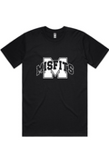 Adults Tee - Misfits Touch White Logo (Black)