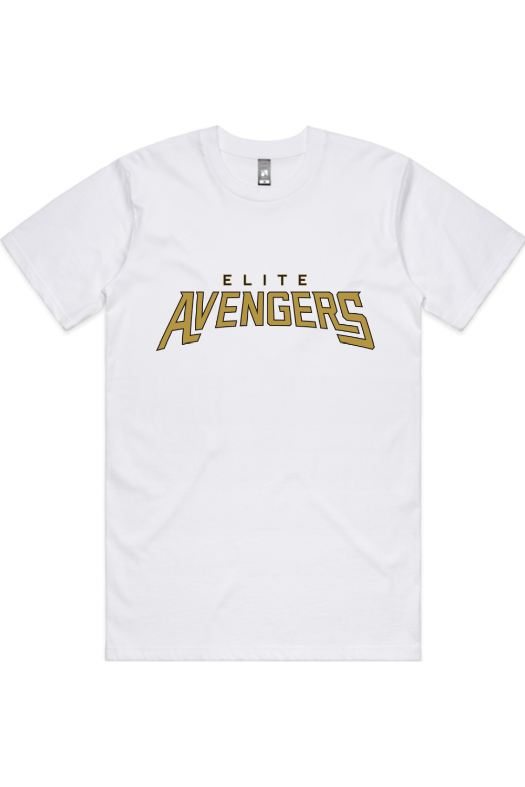 Elite Avengers (1) Adults Supporter Tee White