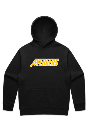 Elite Avengers (2) Adults Supporter Hoodie Black