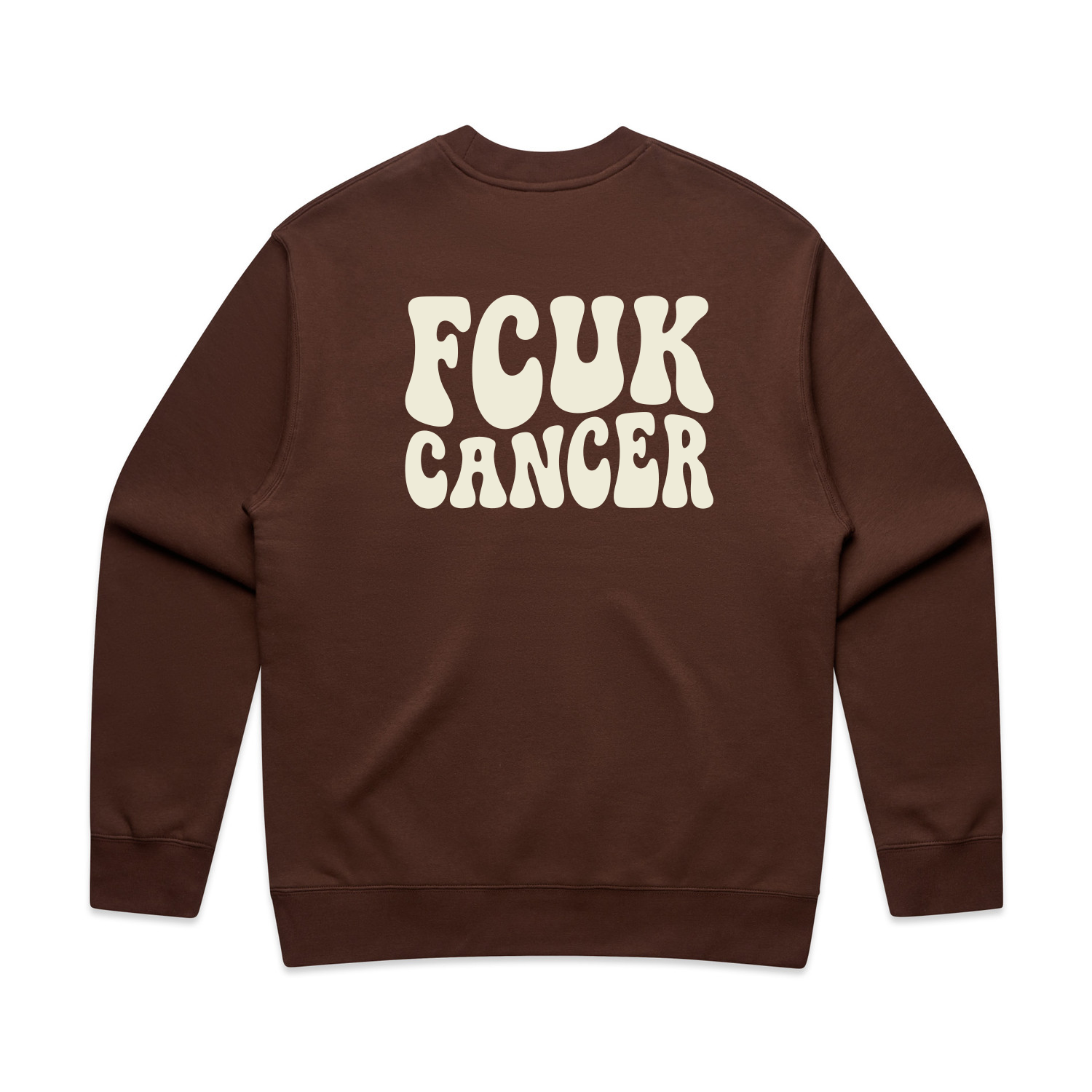 FCUK CANCER CHESTNUT CREWNECK