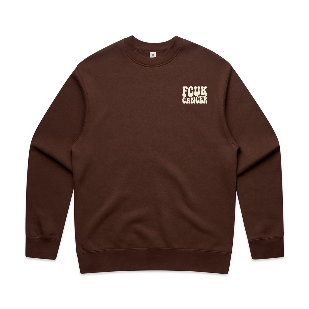 FCUK CANCER CHESTNUT CREWNECK