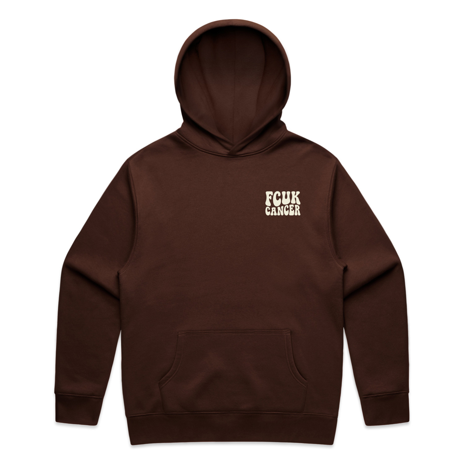 FCUK CANCER CHESTNUT HOODIE
