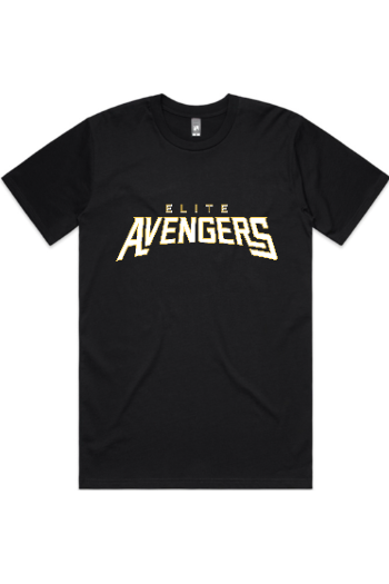 Elite Avengers (1) Adults Supporter Tee Black