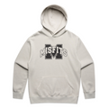 Adults Hoodie - Misfits Touch Black Logo (Faded Bone)