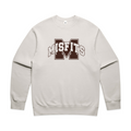 Adults Crew - Misfits Touch Chestnut Logo (Faded Bone)