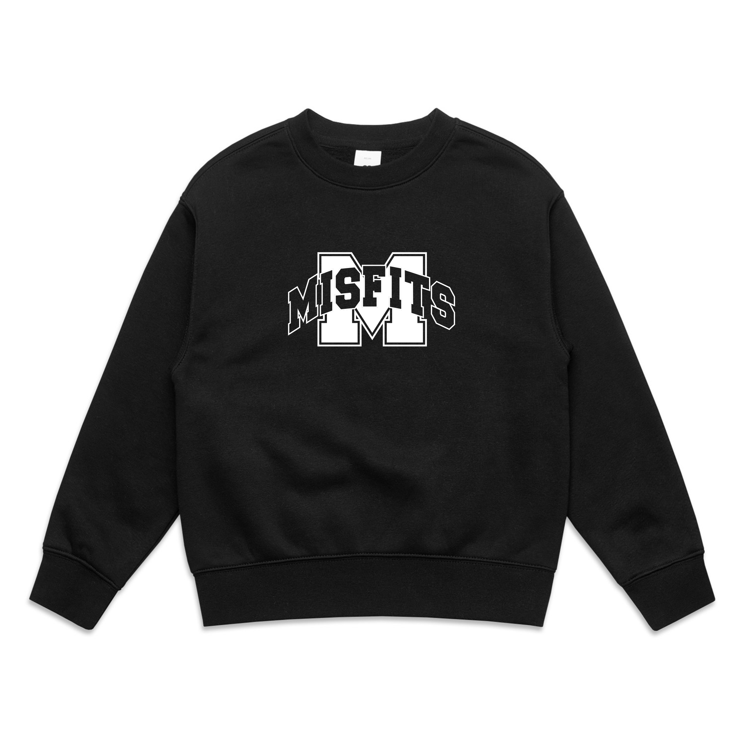 Kids Crew - Misfits Touch White Logo (Black & Grey)