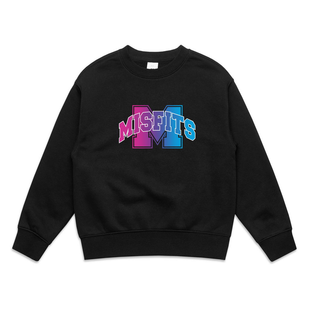 Kids Crew - Misfits Touch U8 Logo (Black & Grey)
