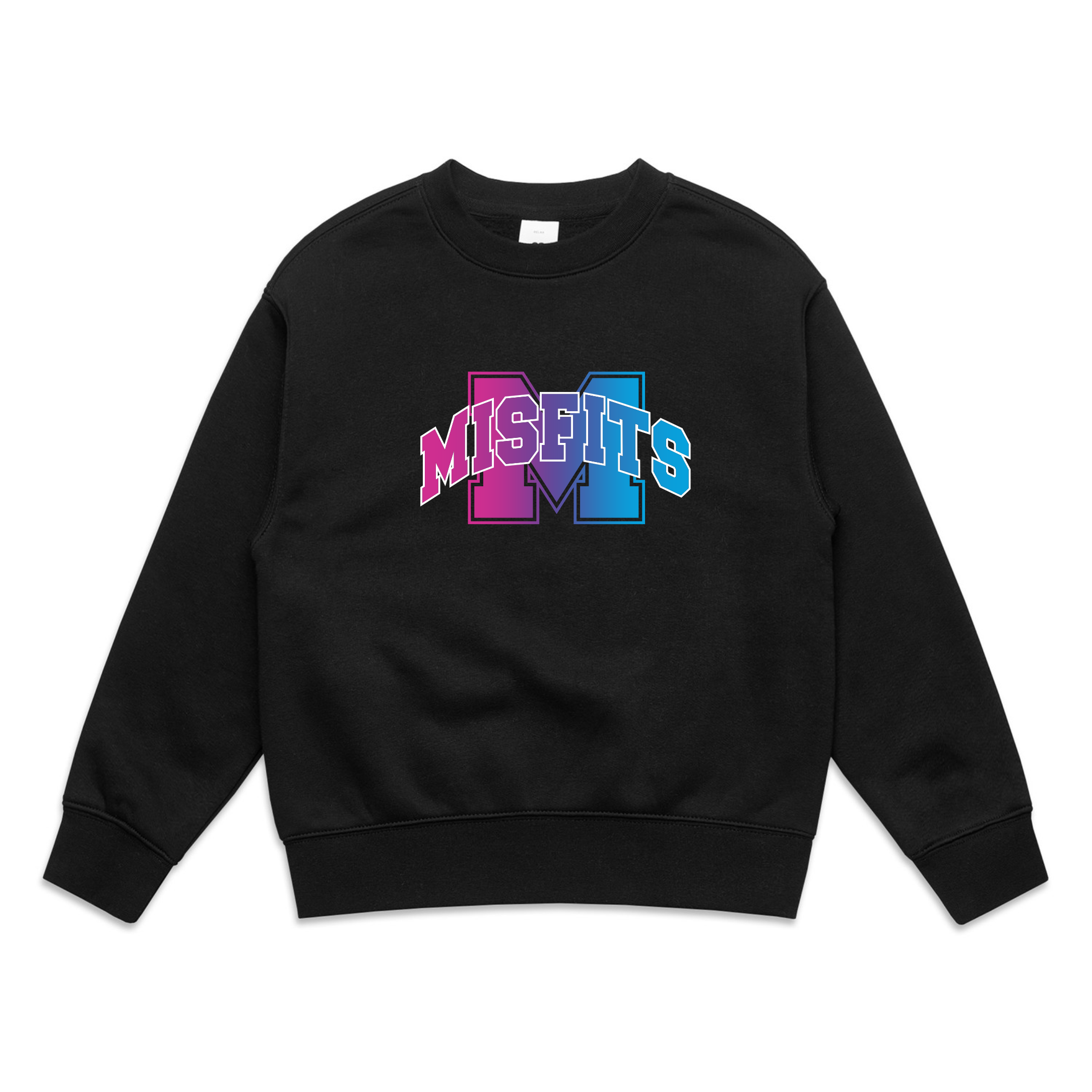 Kids Crew - Misfits Touch U8 Logo (Black & Grey)