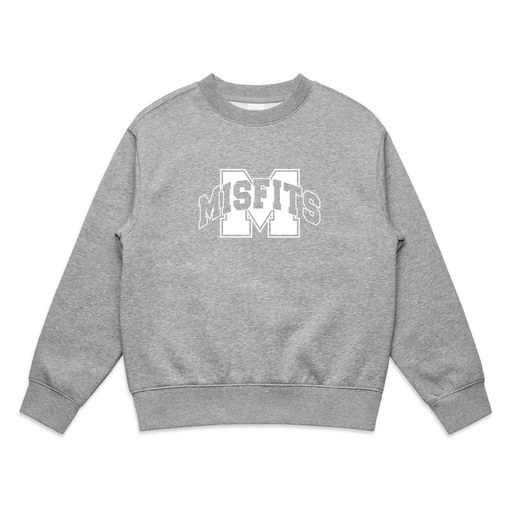 Kids Crew - Misfits Touch White Logo (Black & Grey)