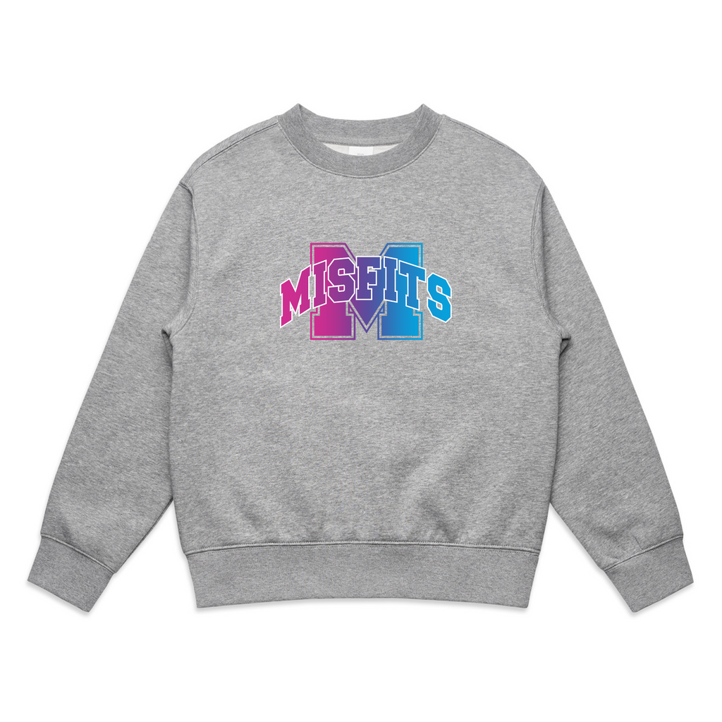 Kids Crew - Misfits Touch U8 Logo (Black & Grey)