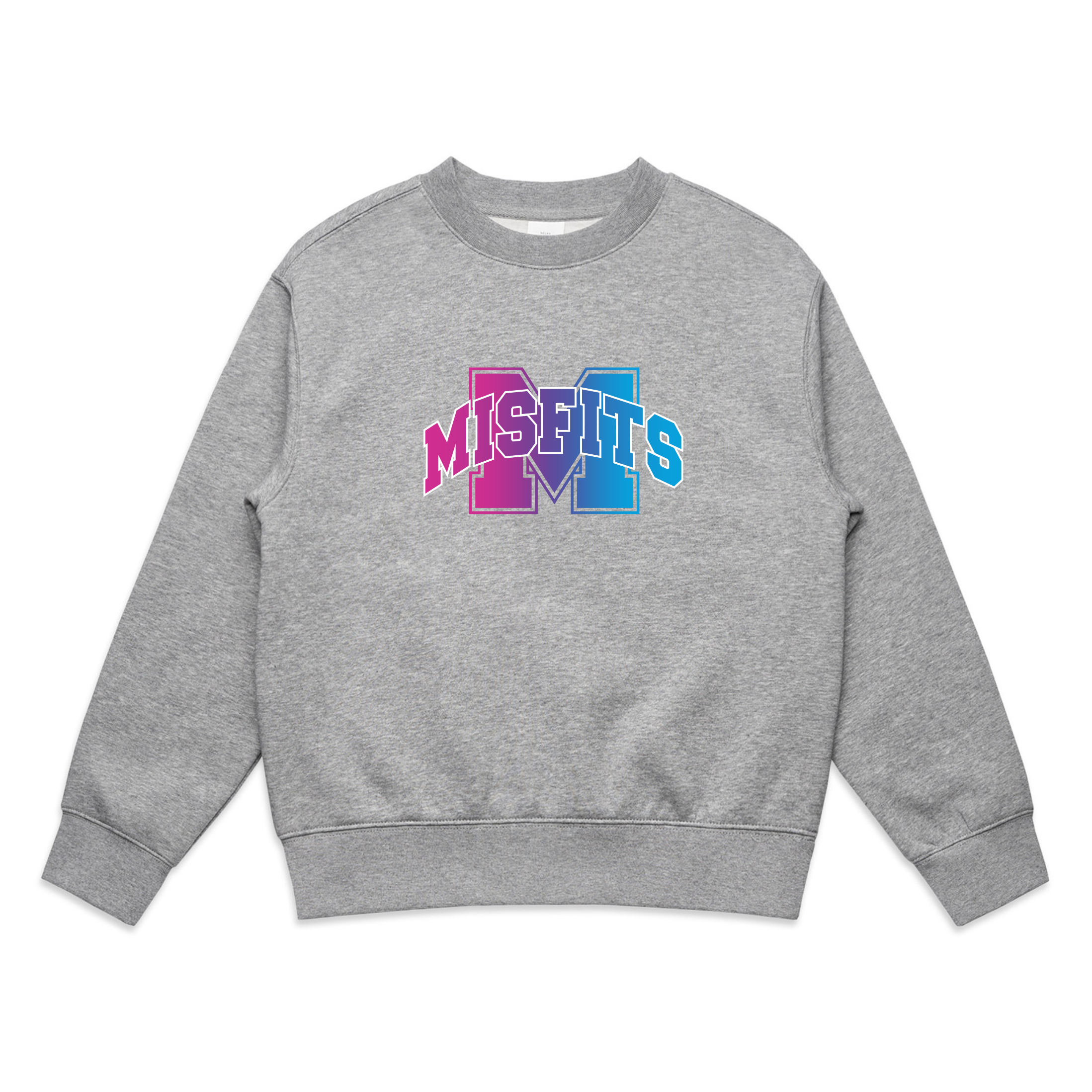 Kids Crew - Misfits Touch U8 Logo (Black & Grey)