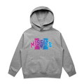 Youth Hoodie - Misfits Touch U8 Logo (Black & Grey)