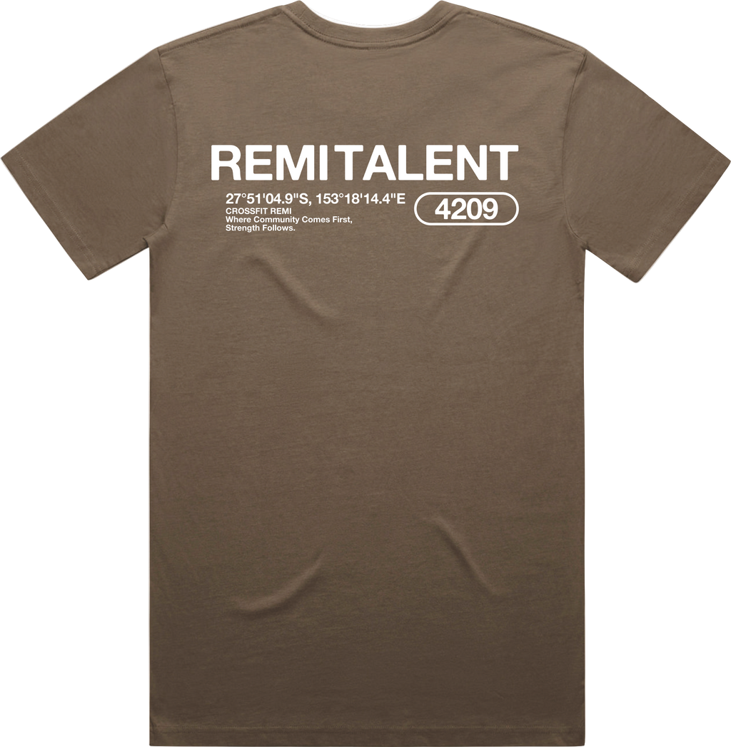 Crossfit Remi Staple Walnut Tee