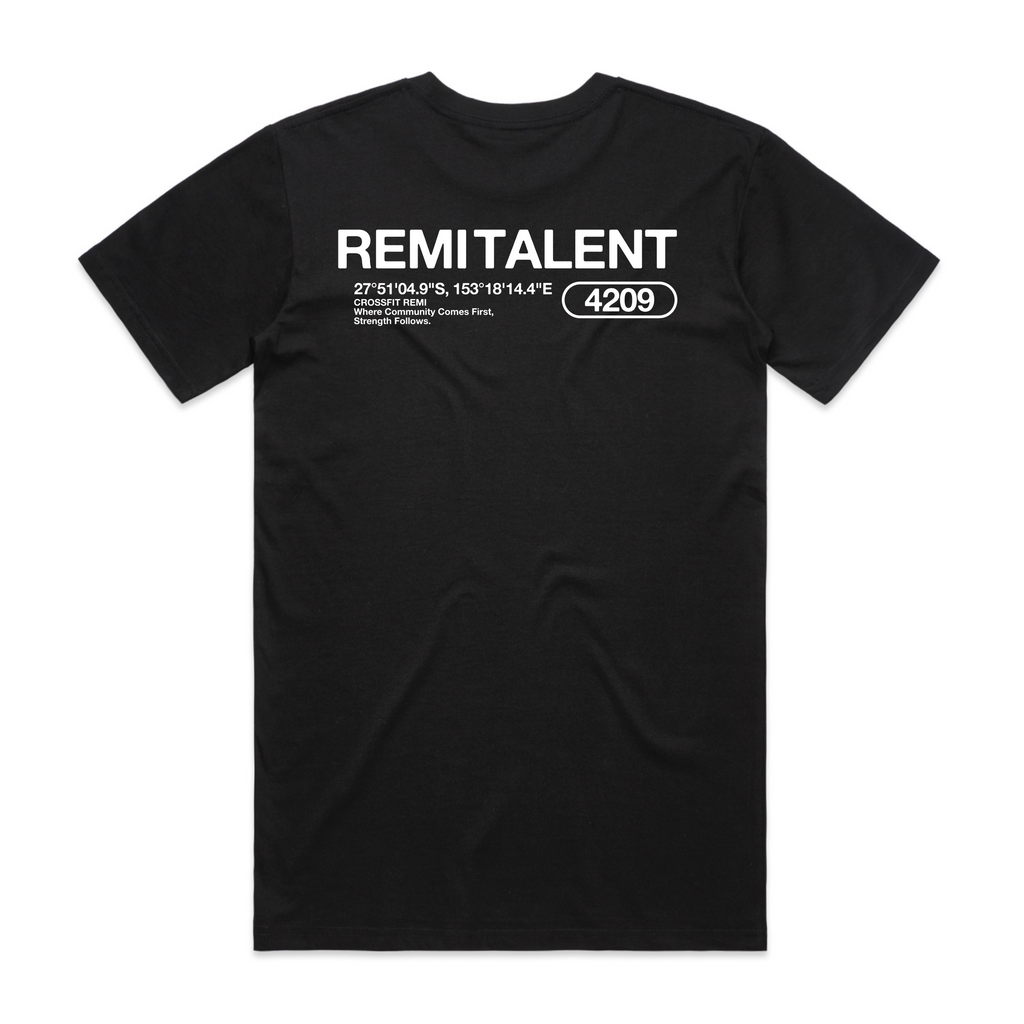 Crossfit Remi Staple Black Tee