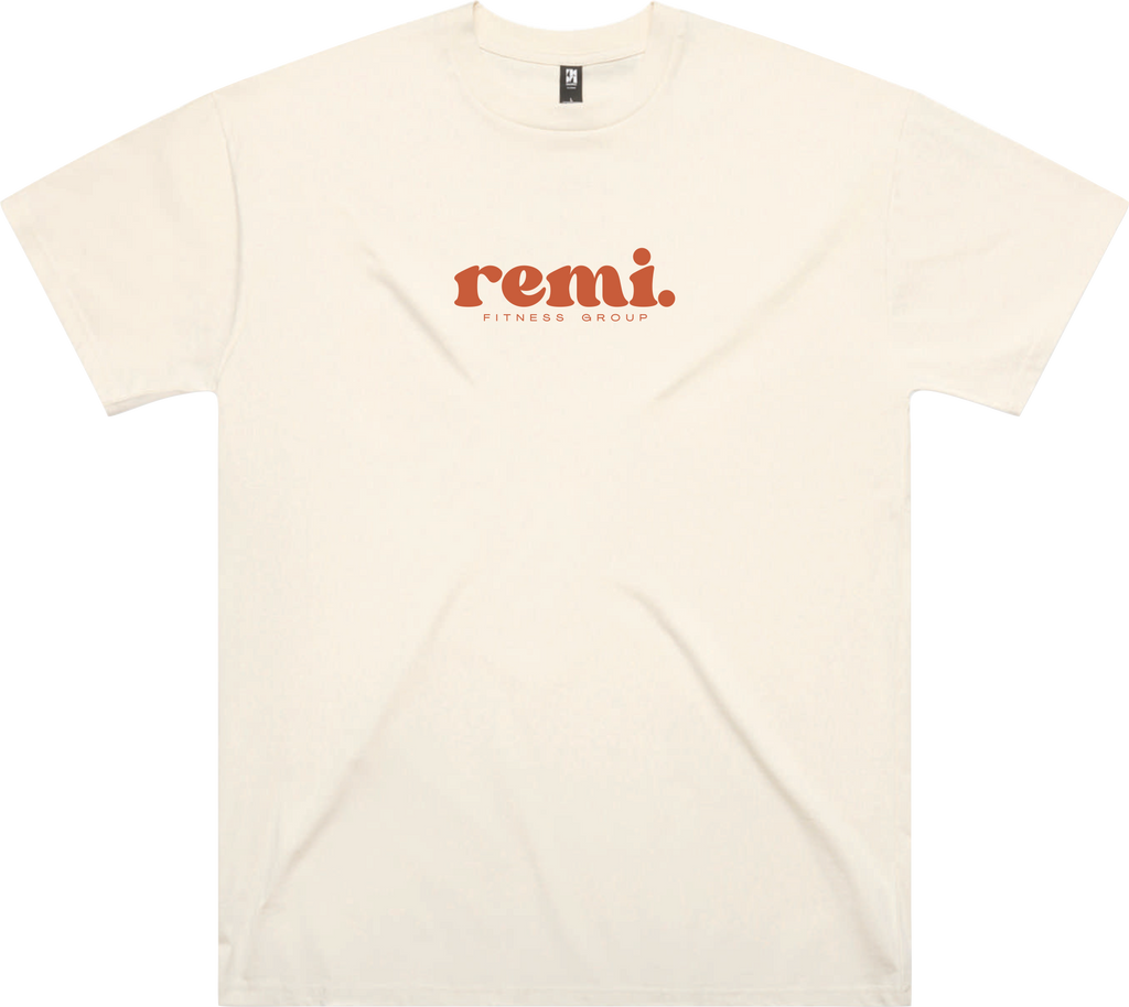 Crossfit Remi Classic Oversized Ecru Tee