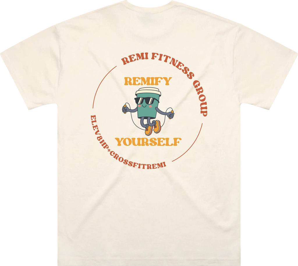 Crossfit Remi Classic Oversized Ecru Tee