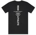 Crossfit Remi Athlete Block Oversized Black Tee