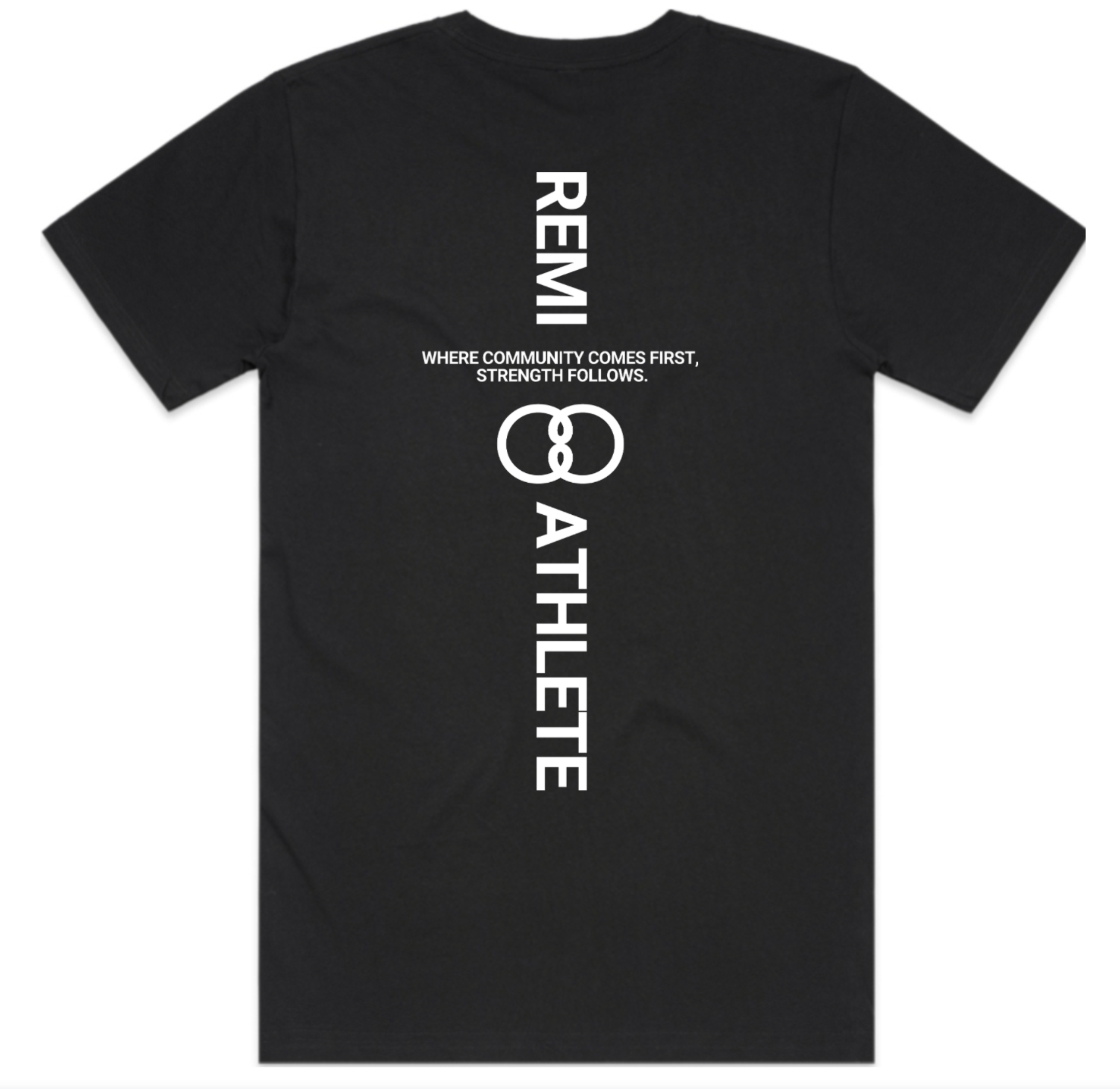 Crossfit Remi Athlete Block Oversized Black Tee