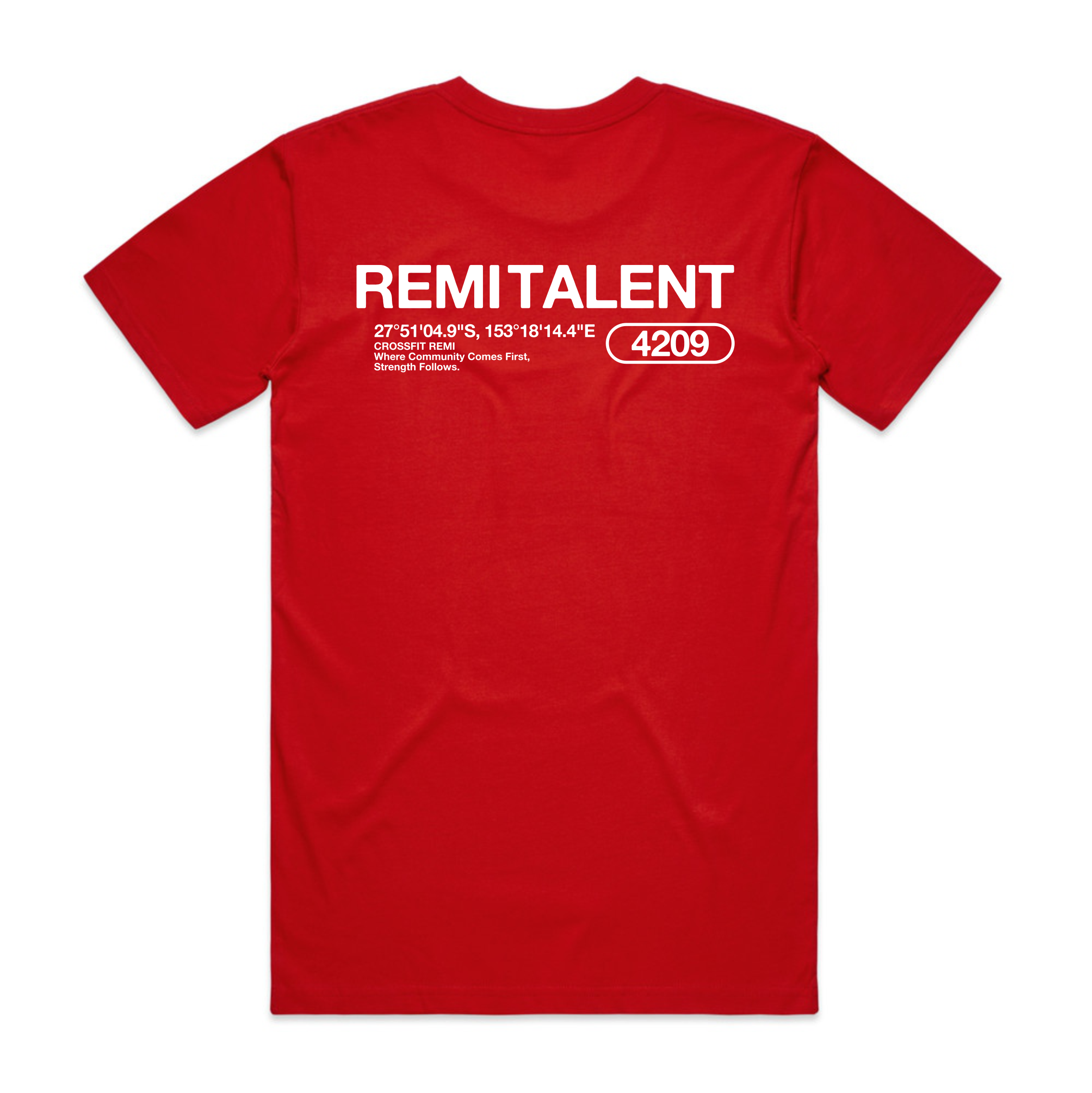 Crossfit Remi Staple Red Tee
