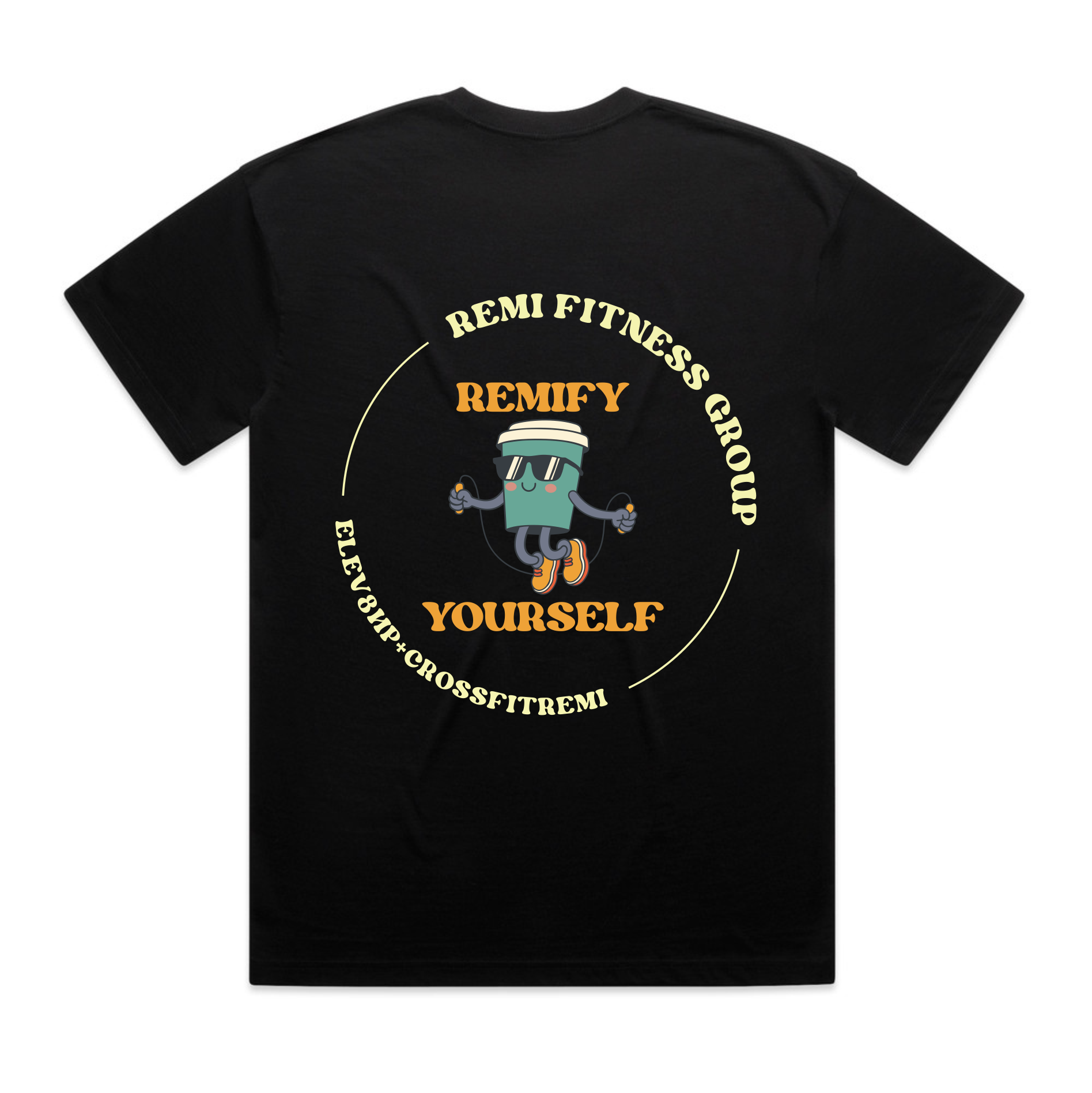 Crossfit Remi Block Oversized Black Tee