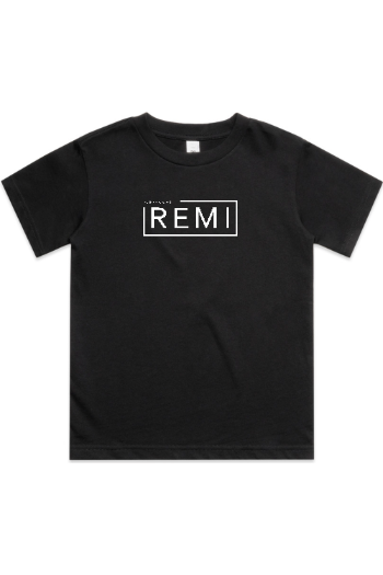 Crossfit Remi Athlete Classic Kids Black Tee