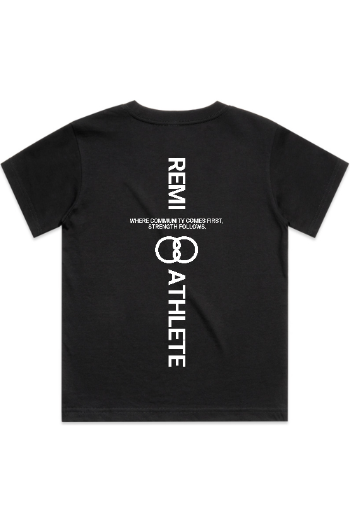 Crossfit Remi Athlete Classic Kids Black Tee